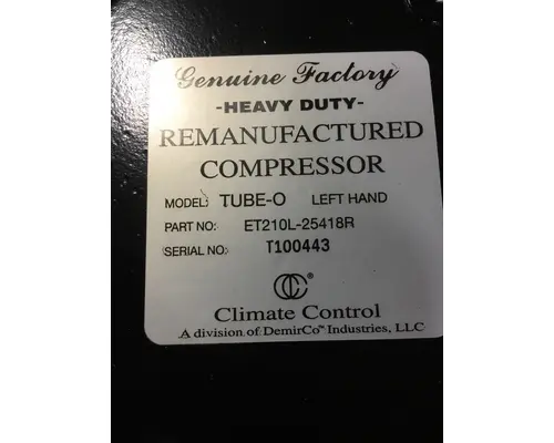 Air Conditioner Compressor ALLIANCE A/C COMPRESSOR Hagerman Inc.