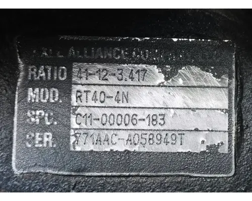 Alliance RT40-4NR Rear Rears (Tandem Rear or Single)