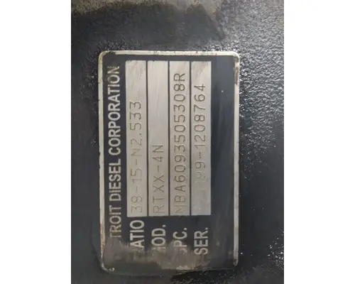 Differential Assembly (Front, Rear) ALLIANCE RT40-4NR253 LKQ Evans Heavy Truck Parts