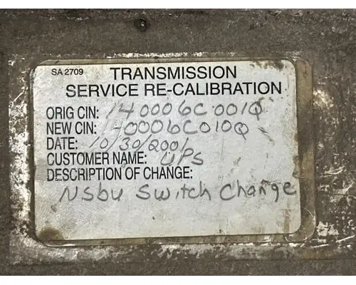 Allison 1000 SERIES ECM (Transmission)