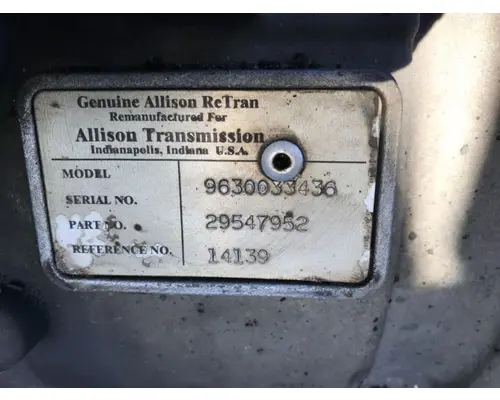 Allison 1000 SERIES Transmission Assembly