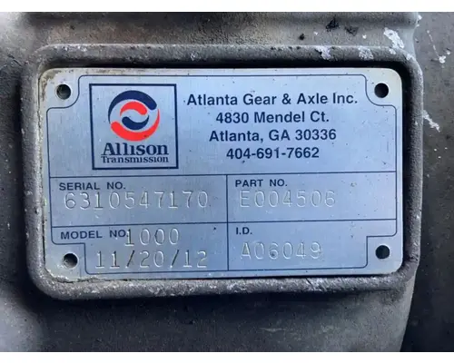 Allison 1000 SERIES Transmission Assembly