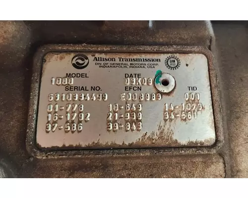 Allison 1000 SERIES Transmission Assembly