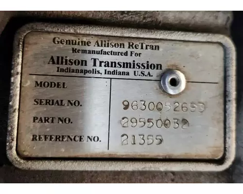Allison 1000 SERIES Transmission Assembly