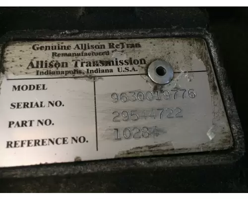 Allison 1000 SERIES Transmission