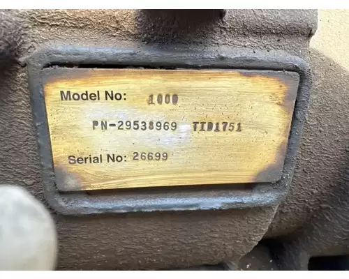 Transmission Assembly Allison 1000 SERIES Complete Recycling Group LLC