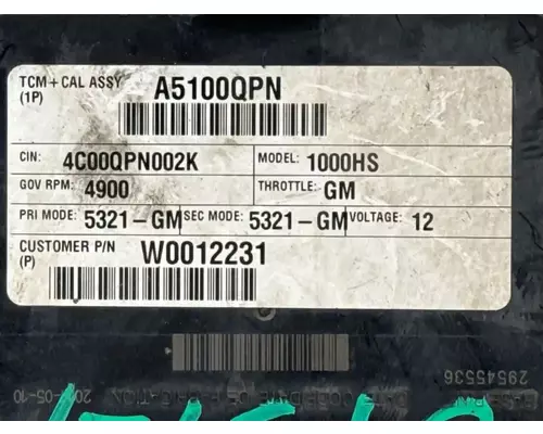 Allison 1000HS ECM (Transmission)
