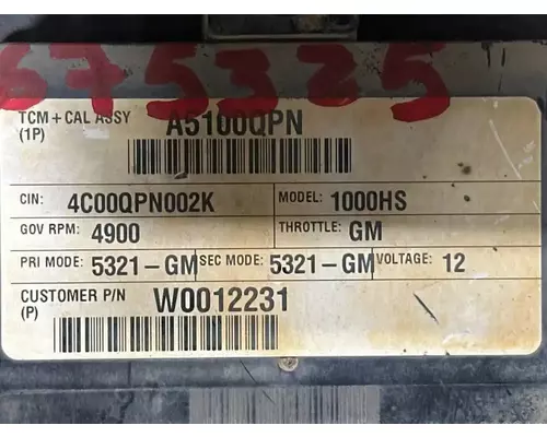 Allison 1000HS ECM (Transmission)