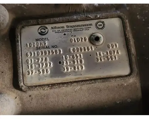 Allison 1000HS Transmission Assembly