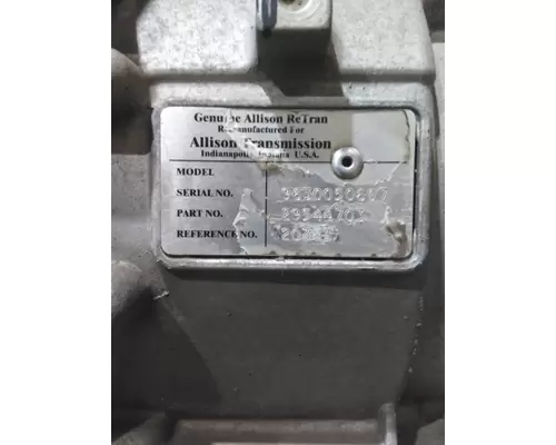 Transmission Assembly ALLISON 1000 LKQ Heavy Truck - Goodys