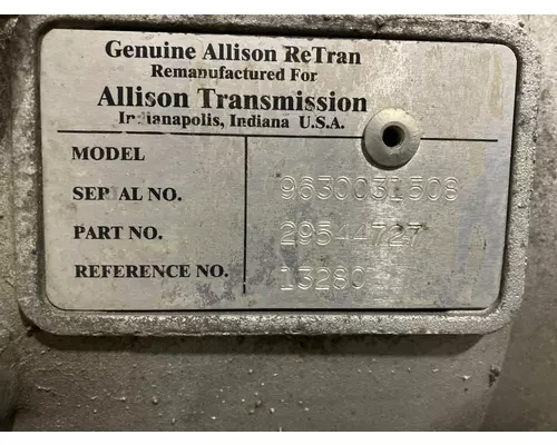 Allison 1000 Transmission