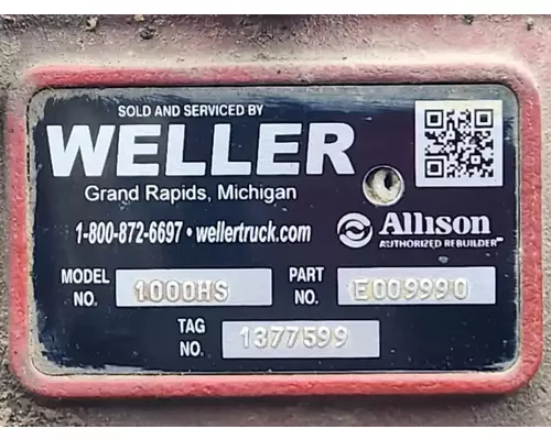 Transmission Assembly Allison 1000HS Complete Recycling Group LLC
