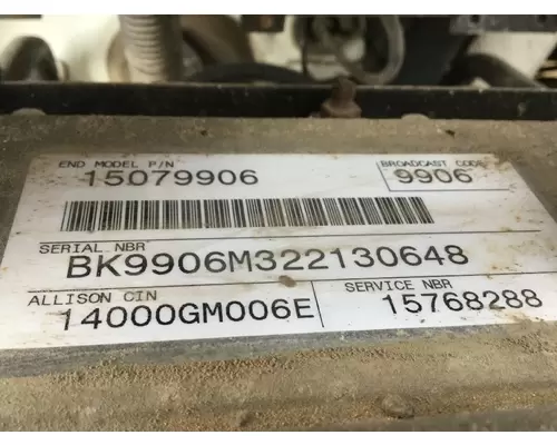 Allison 2000 SERIES Transmission Control Module (TCM)