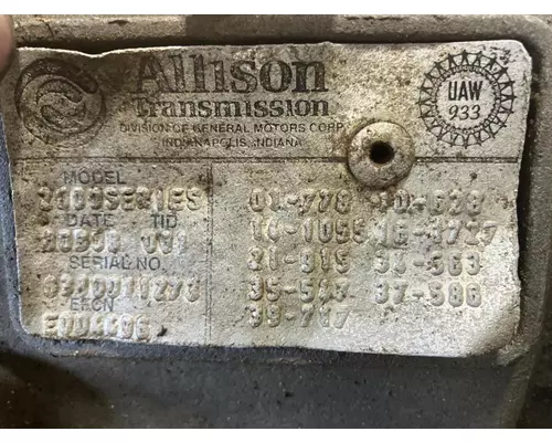 Allison 2000 SERIES Transmission