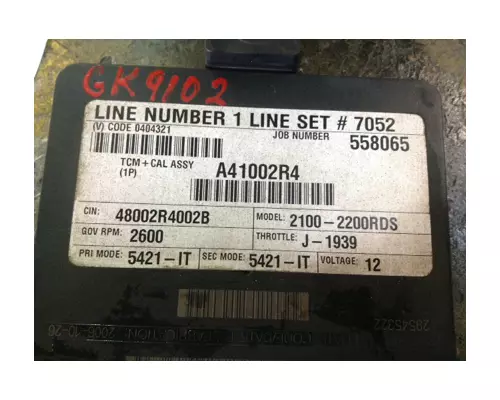 ECM (Transmission) ALLISON 2000 SERIES Active Truck Parts