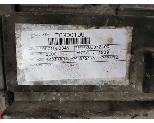 Allison 2000P ECM (Transmission)