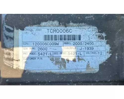 Allison 2000 ECM (Transmission)