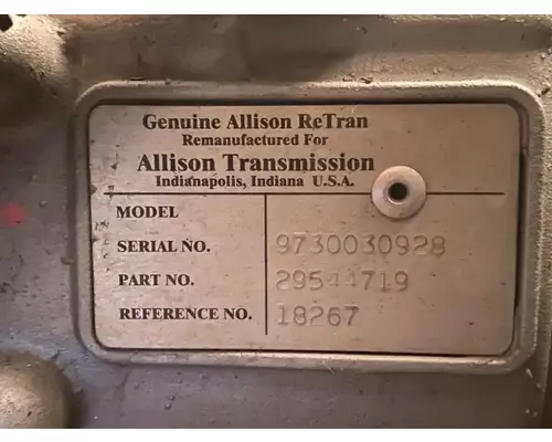 Allison 2000 Transmission Assembly