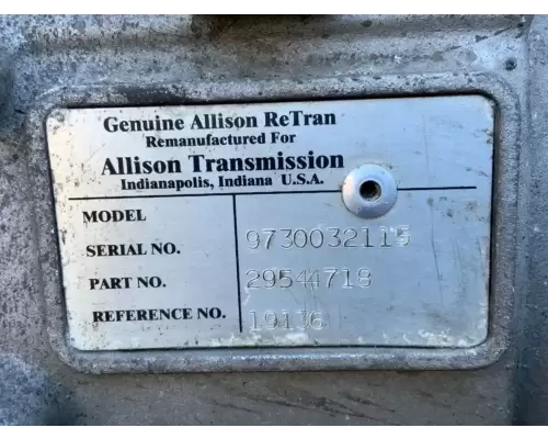 Allison 2000 Transmission Assembly