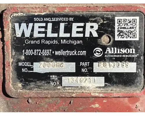 Transmission Assembly Allison 2000 Complete Recycling Group LLC
