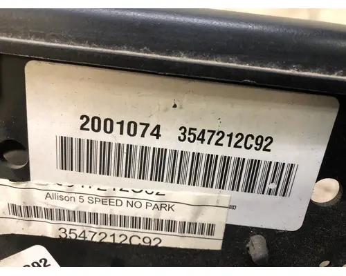 Allison 2000 Transmission Shifter (Electronic Controller)