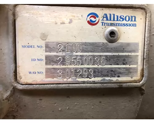 Allison 2100 HS Transmission