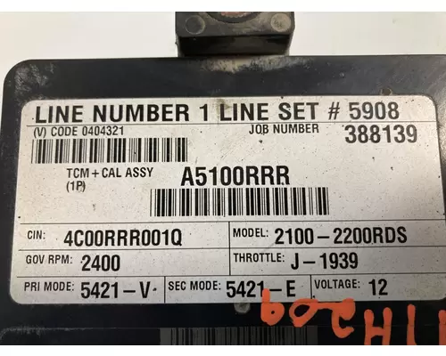 Allison 2100 RDS Transmission Control Module (TCM)