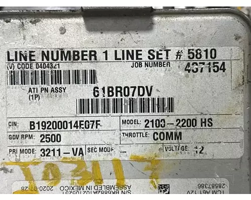 Allison 2100HS ECM (Transmission)