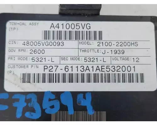 Allison 2100HS ECM (Transmission)