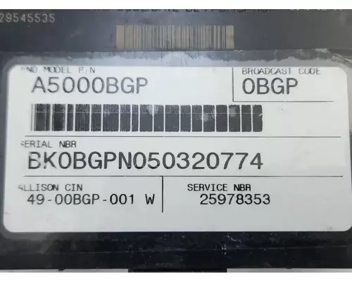 Allison 2100RDS ECM (Transmission)