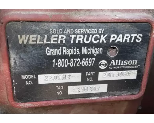 Allison 2200HS Transmission Assembly