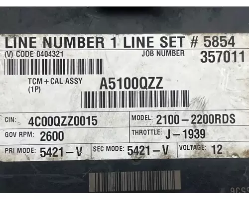 Allison 2200RDS ECM (Transmission)