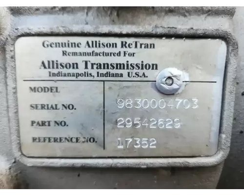 Allison 2400 RETRAN Transmission Assembly