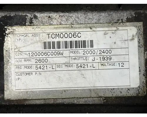 ECM (Transmission) Allison 2400 Complete Recycling Group LLC