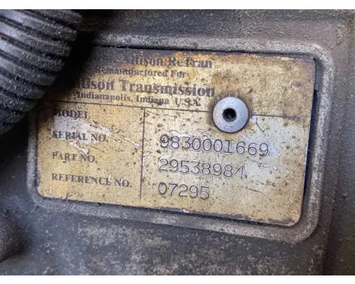 Allison 2400 Transmission Assembly