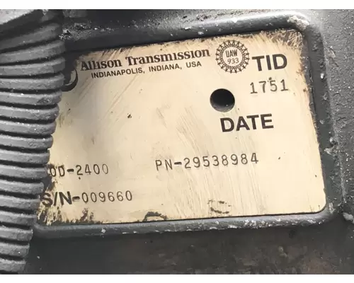 Allison 2400 Transmission Assembly