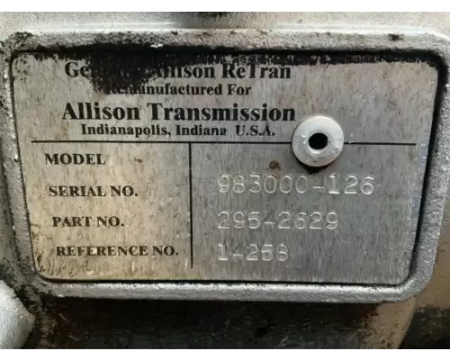 Allison 2400 Transmission Assembly
