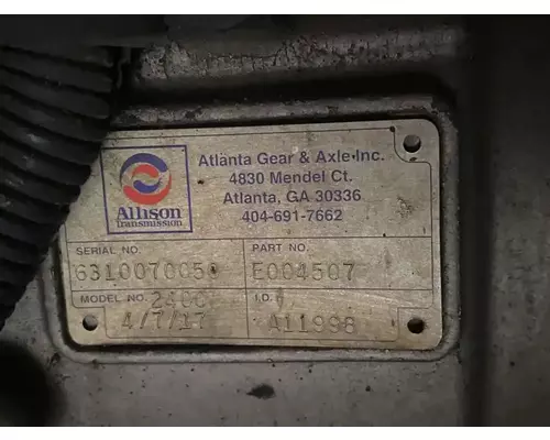 Allison 2400 Transmission Assembly