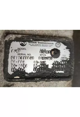 Allison 2400 Transmission Assembly