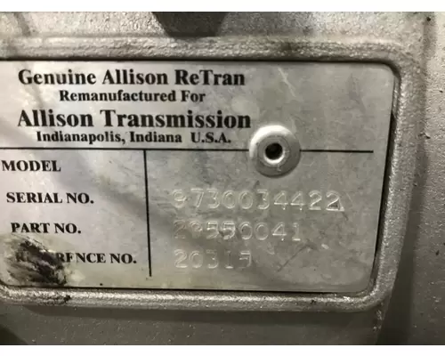 Allison 2500 HS Transmission