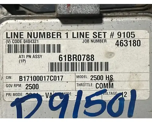 Allison 2500HS ECM (Transmission)
