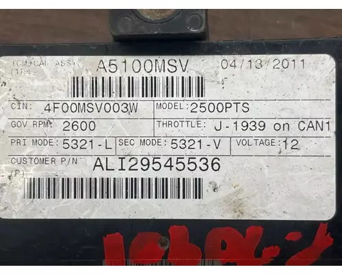 Allison 2500PTS ECM (Transmission)