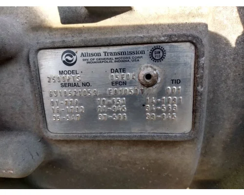 Allison 2500PTS Transmission Assembly
