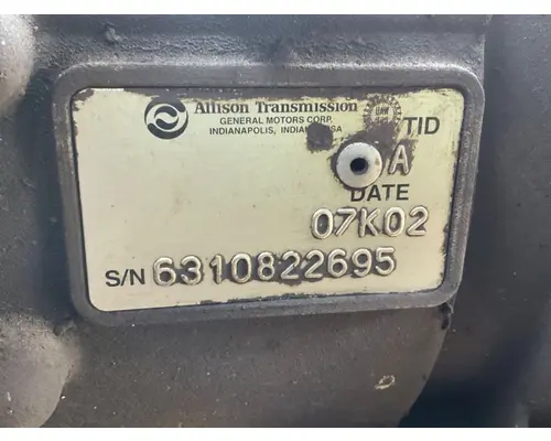 Allison 2500PTS Transmission Assembly