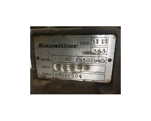 Allison 2500PTS TransmissionTransaxle Assembly