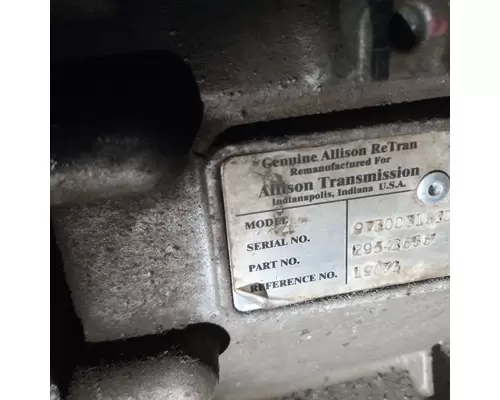 Allison 2500PTS TransmissionTransaxle Assembly