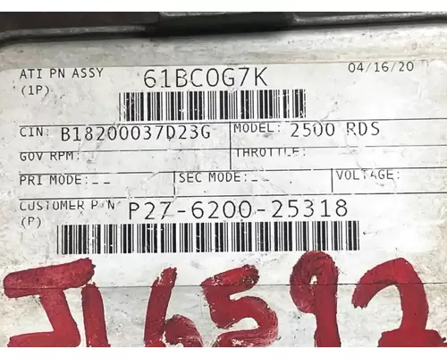 Allison 2500RDS ECM (Transmission)