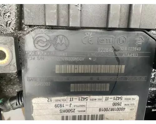 ECM (Transmission) Allison 2500HS Complete Recycling Group LLC