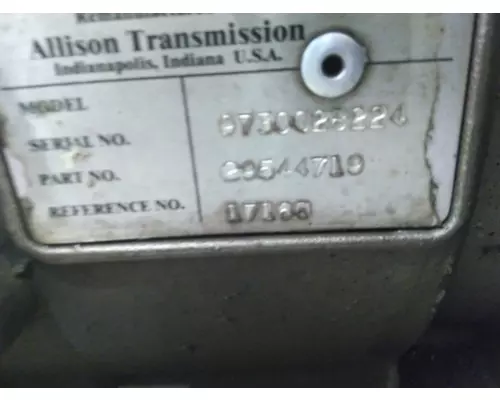 Transmission Assembly ALLISON 2500PTS GEN 4-5 LKQ Heavy Truck - Goodys