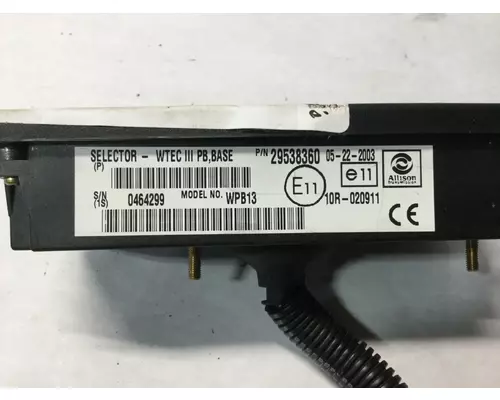Allison 3000 EVS Transmission Shifter (Electronic Controller)